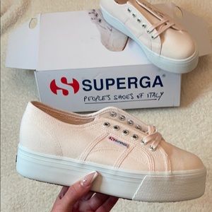 SUPERGA 2790 ACOTW Pink, Platform Sneakers